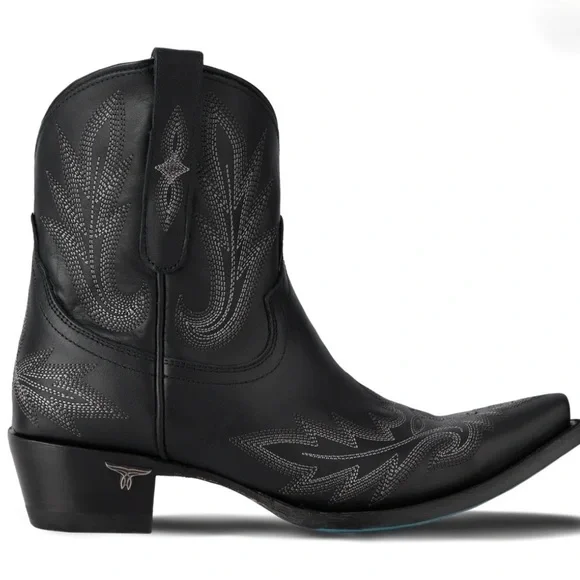 Lane Boots - Lexington Bootie Jet Black Size 9 - Picture 5 of 12